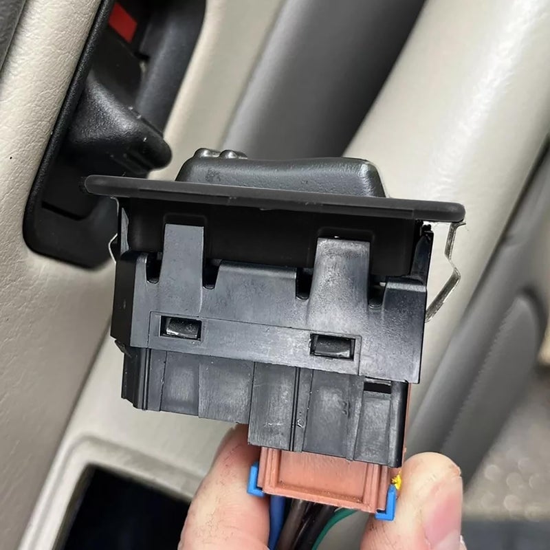 OICCTBF Rear Power Window Switch Trim Repair Fix,Driver Passenger Side Window Repair Button Cap Cover Replace for Escalade for Avalanche for Silverado for Tahoe for Sierra for Yukon 2000-2002（Black） - Image 5
